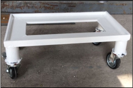 Transportno postolje od čelika sa točkićima, nosivosti 300kg